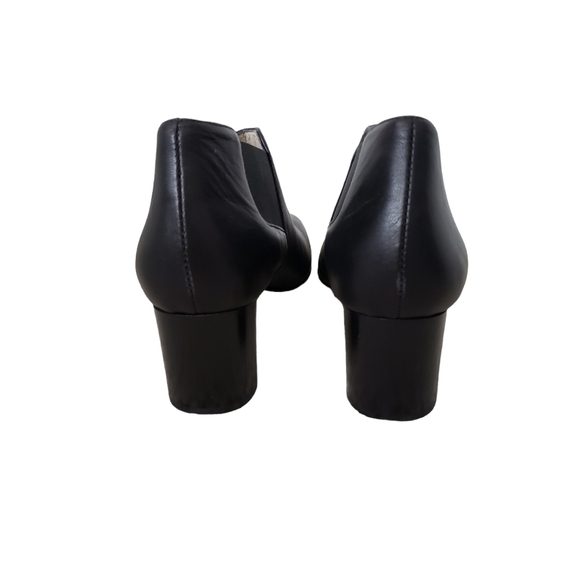 AMALFI by Rangoni Leather Square Toe Heeled Chelsea Boots Narrow Fit - Picture 7 of 16